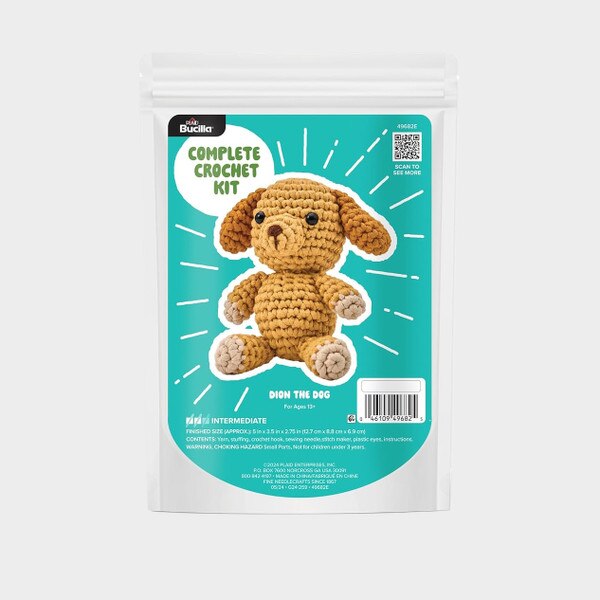 Crochet Kit - Dion the Dog
